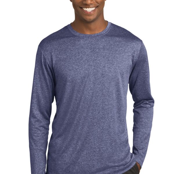 Unisex Poly Heather Long Sleeve T-Shirt Thumbnail