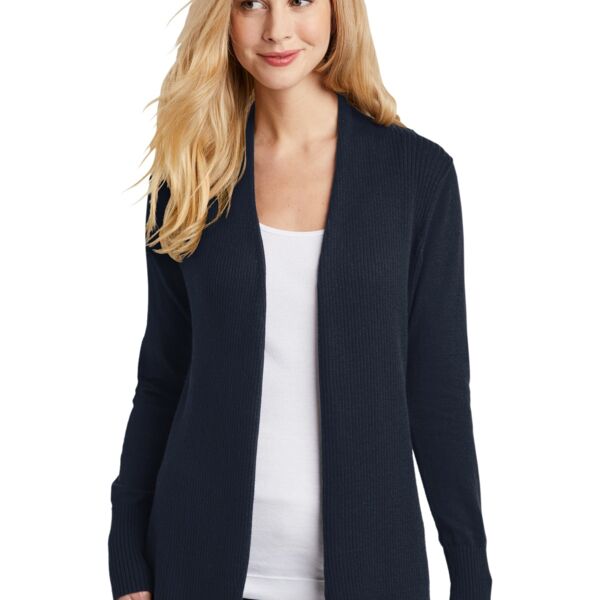 Ladies Open Front Cardigan Sweater - A Thumbnail